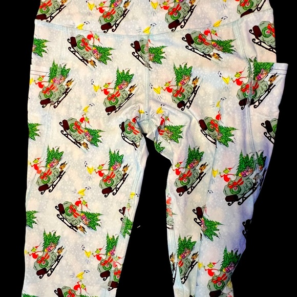 Pants - Spread the Holiday Cheer wearing a pair of The Grinch Leggings!